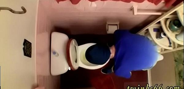  Gay twink molested Unloading In The Toilet Bowl